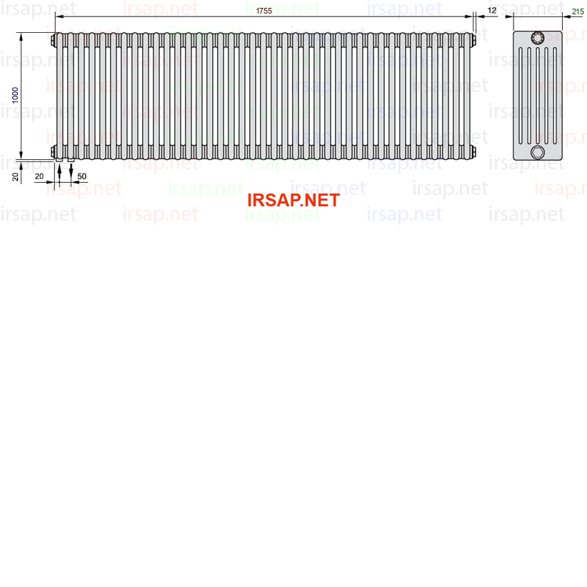 Радиатор IRSAP Tesi 61000/39 T18 CL 01